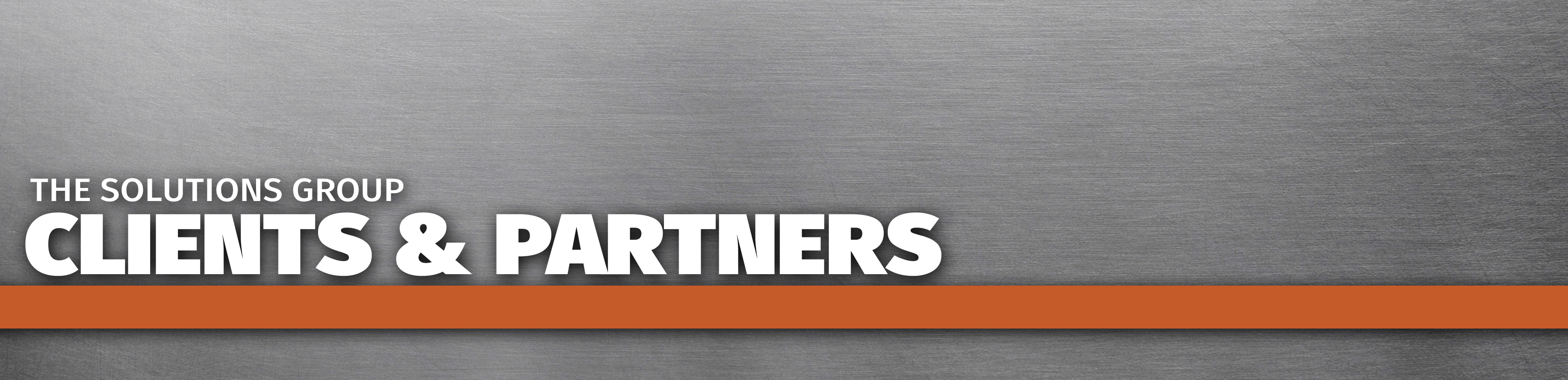 Clients and Partners Header